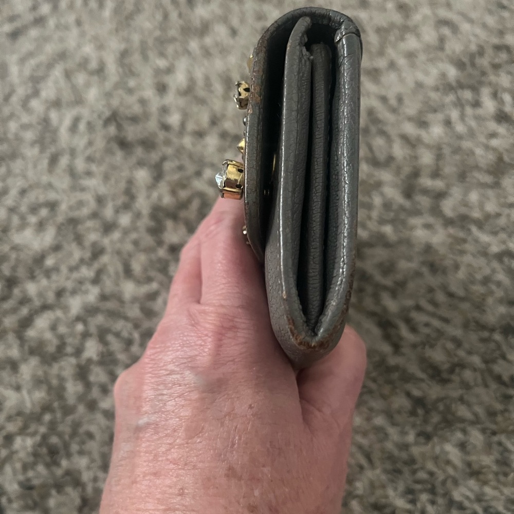 Miu Miu Wallet Long Wallet With Bijou - image 5